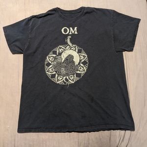 Large Black Om Tshirt